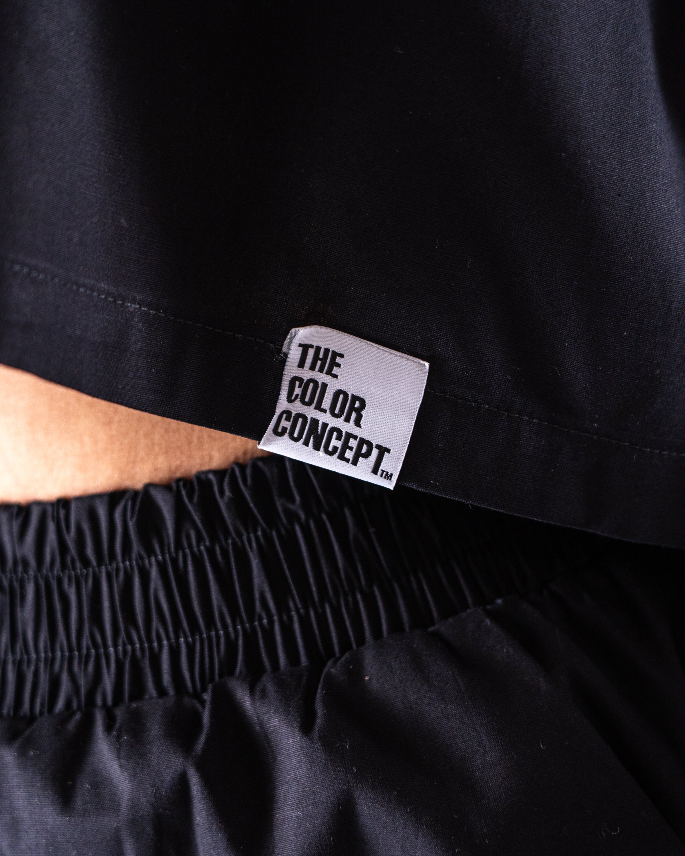 The Black Cropped Shirt