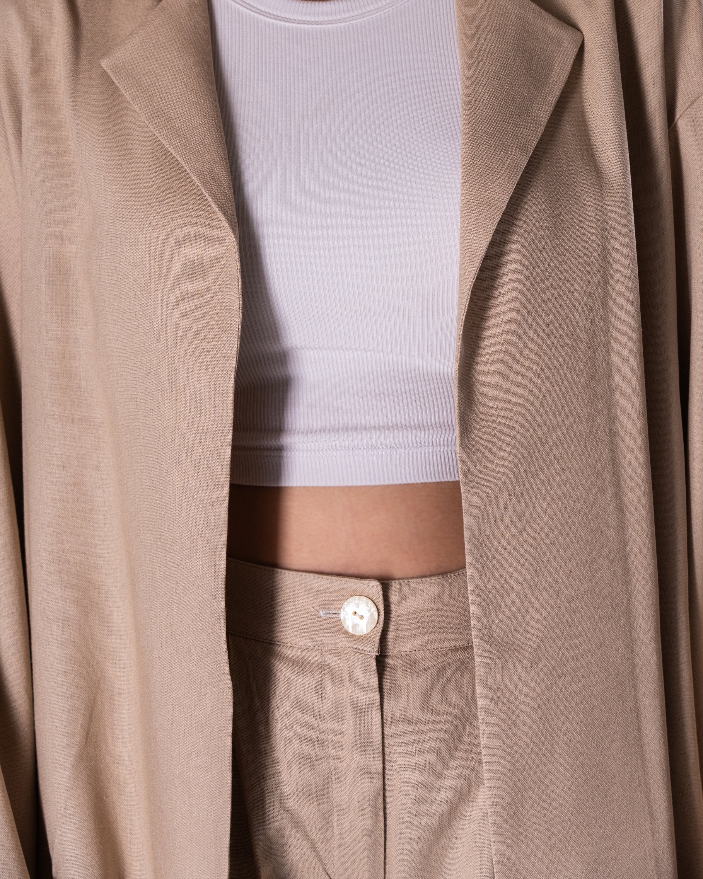 The Beige Overshirt