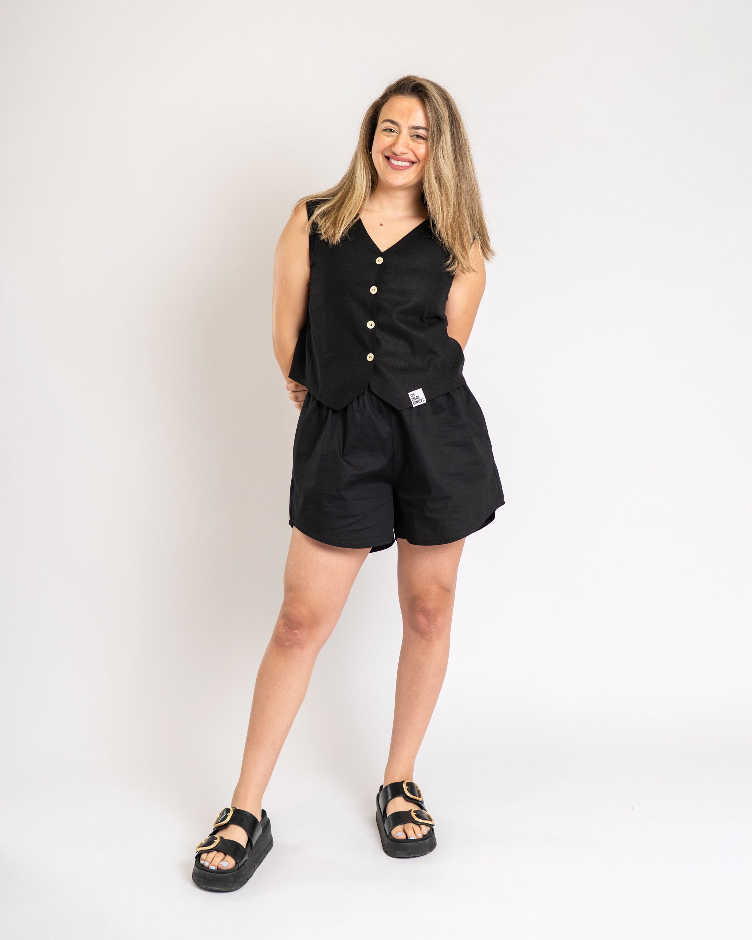 The Black String Shorts