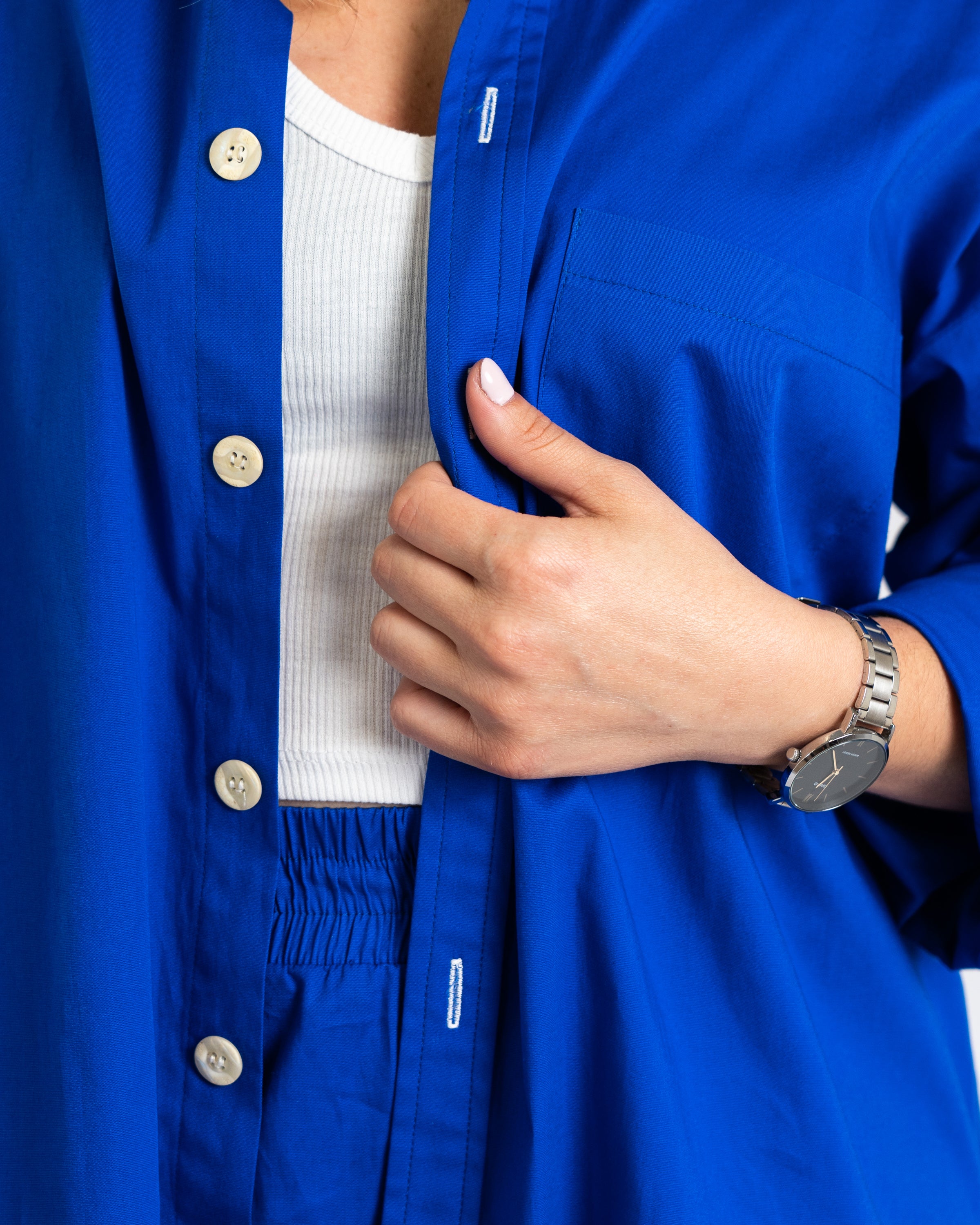 The Navy Over Sized Shirt