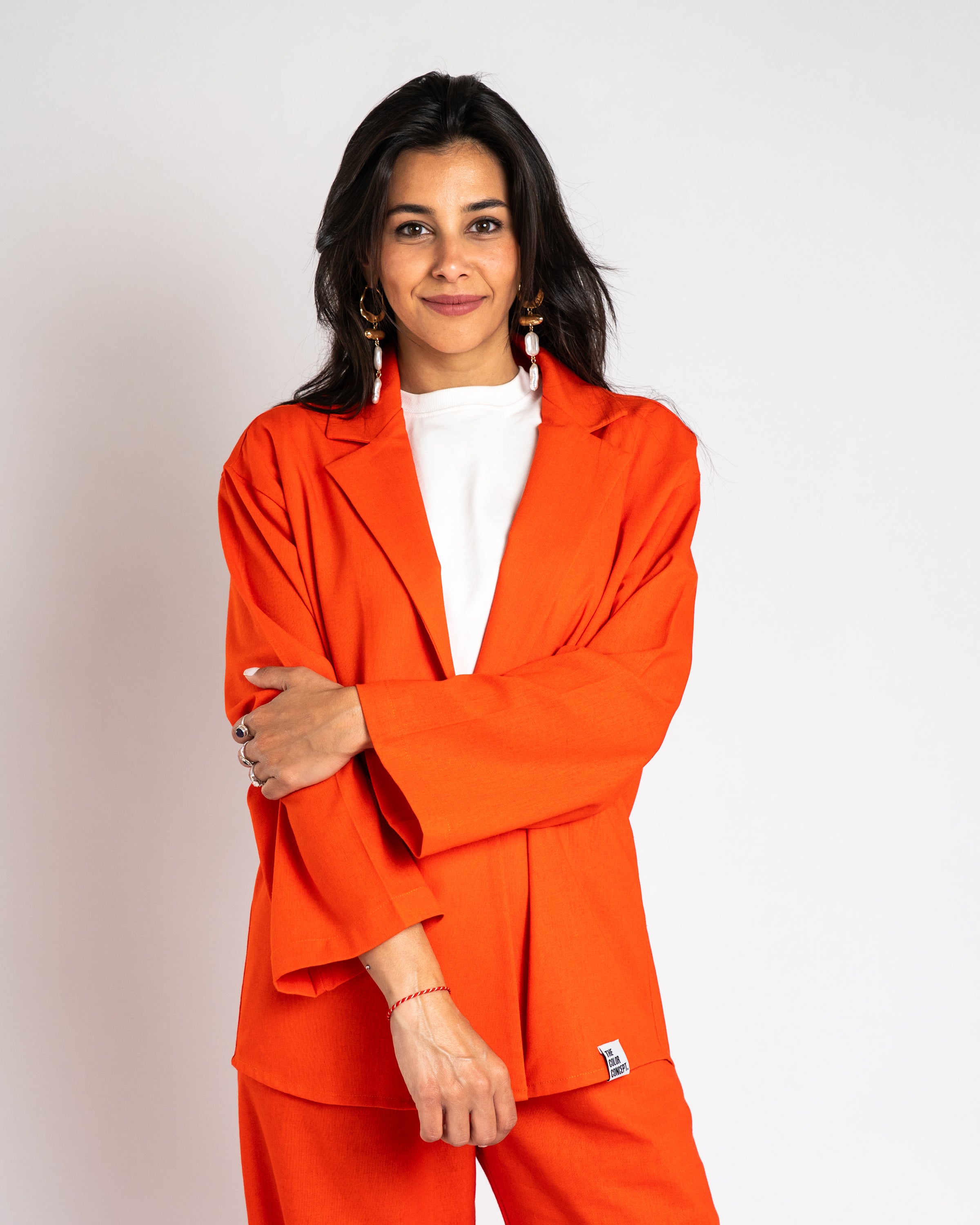 The Orange Overshirt
