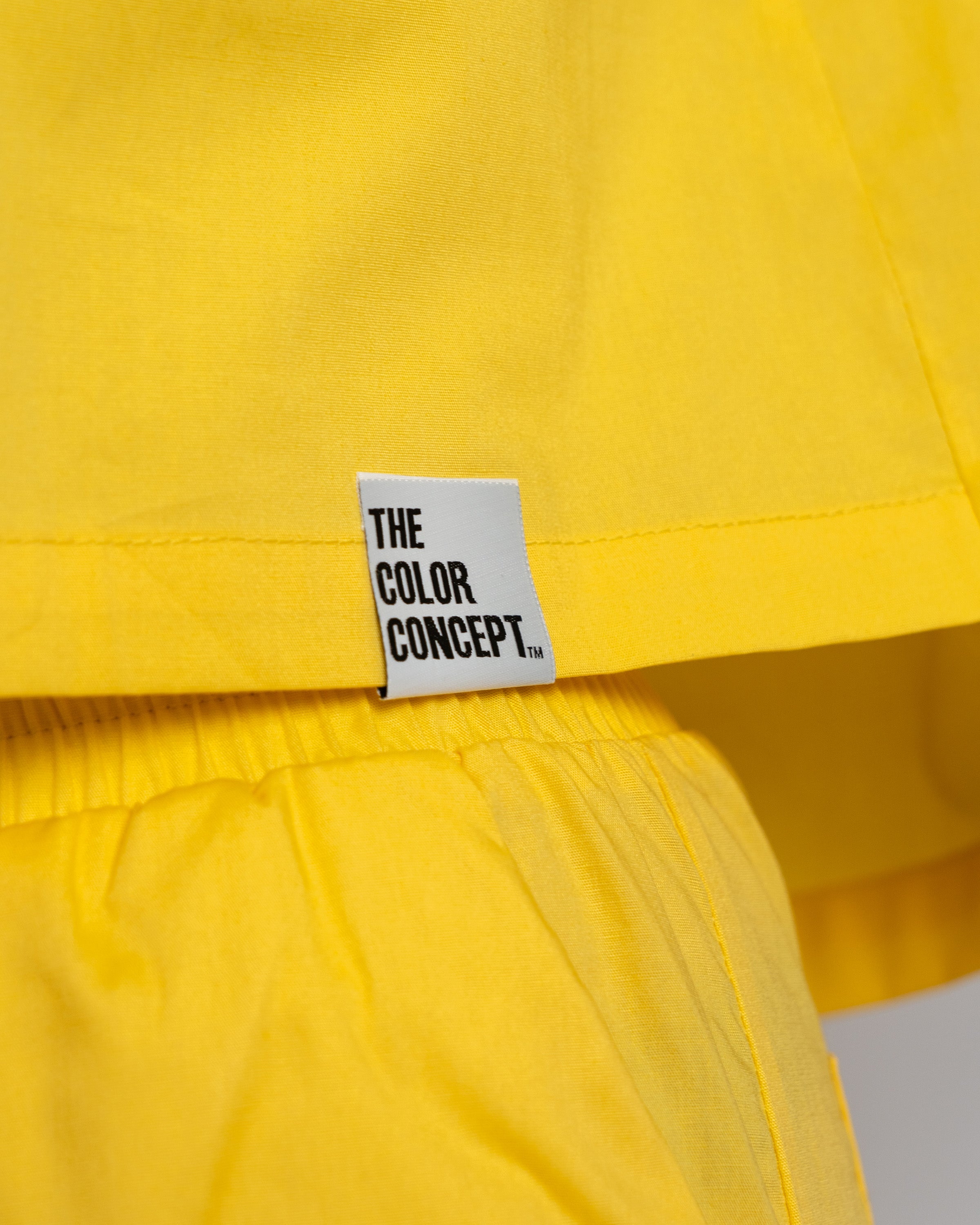 The Yellow Cropped Shirt