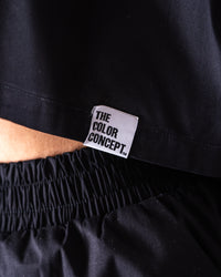 The Black Cropped Shirt