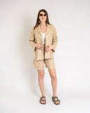 The Beige Tailored Shorts