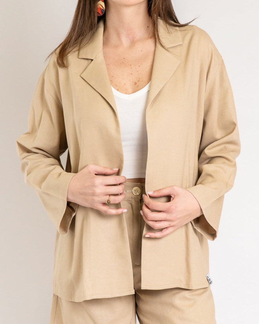The Beige Overshirt