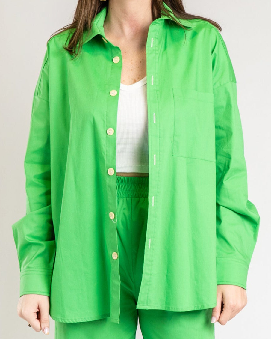 The Green Over Sized Shirt