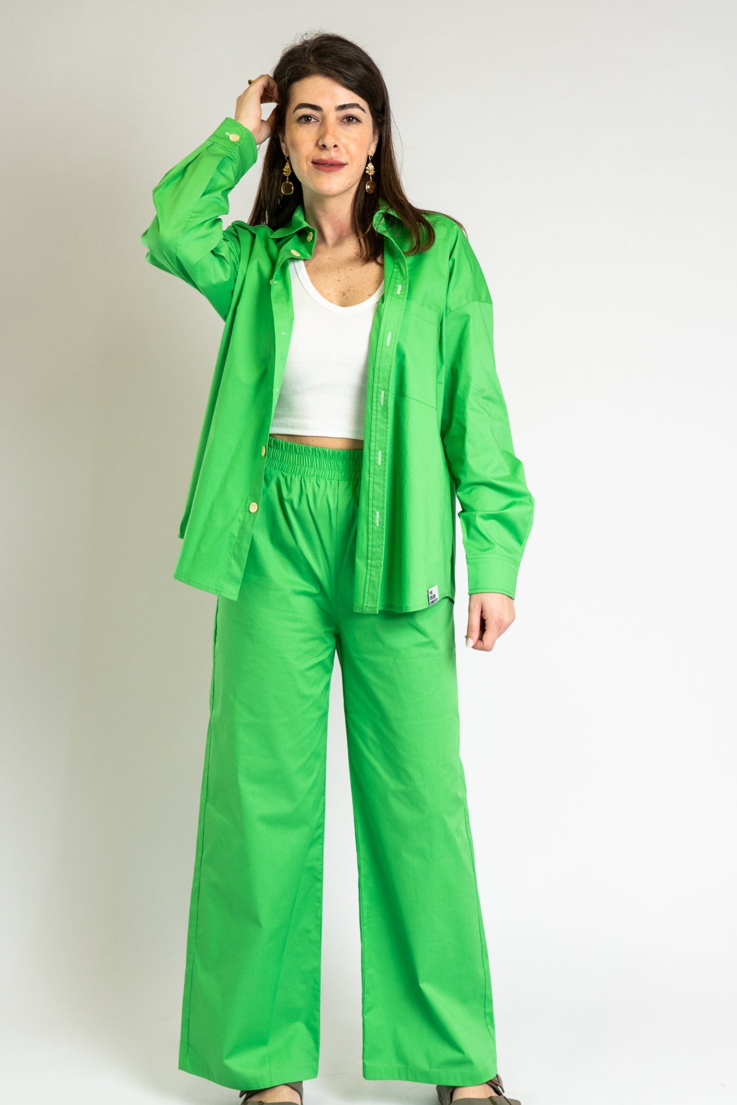 The Green Flowy Pants