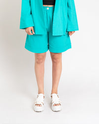 The Turquoise Tailored Shorts