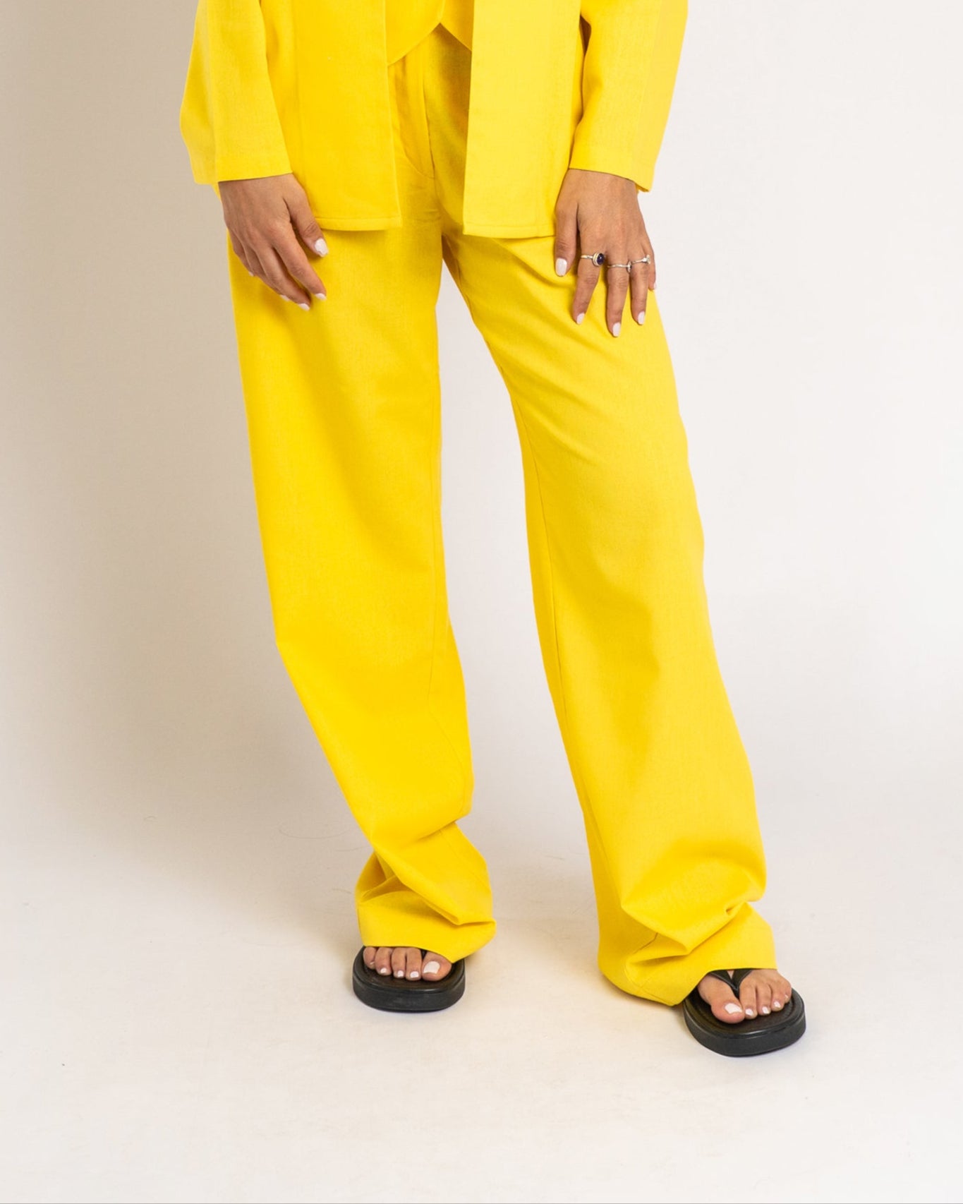 The Yellow Tailored Pants