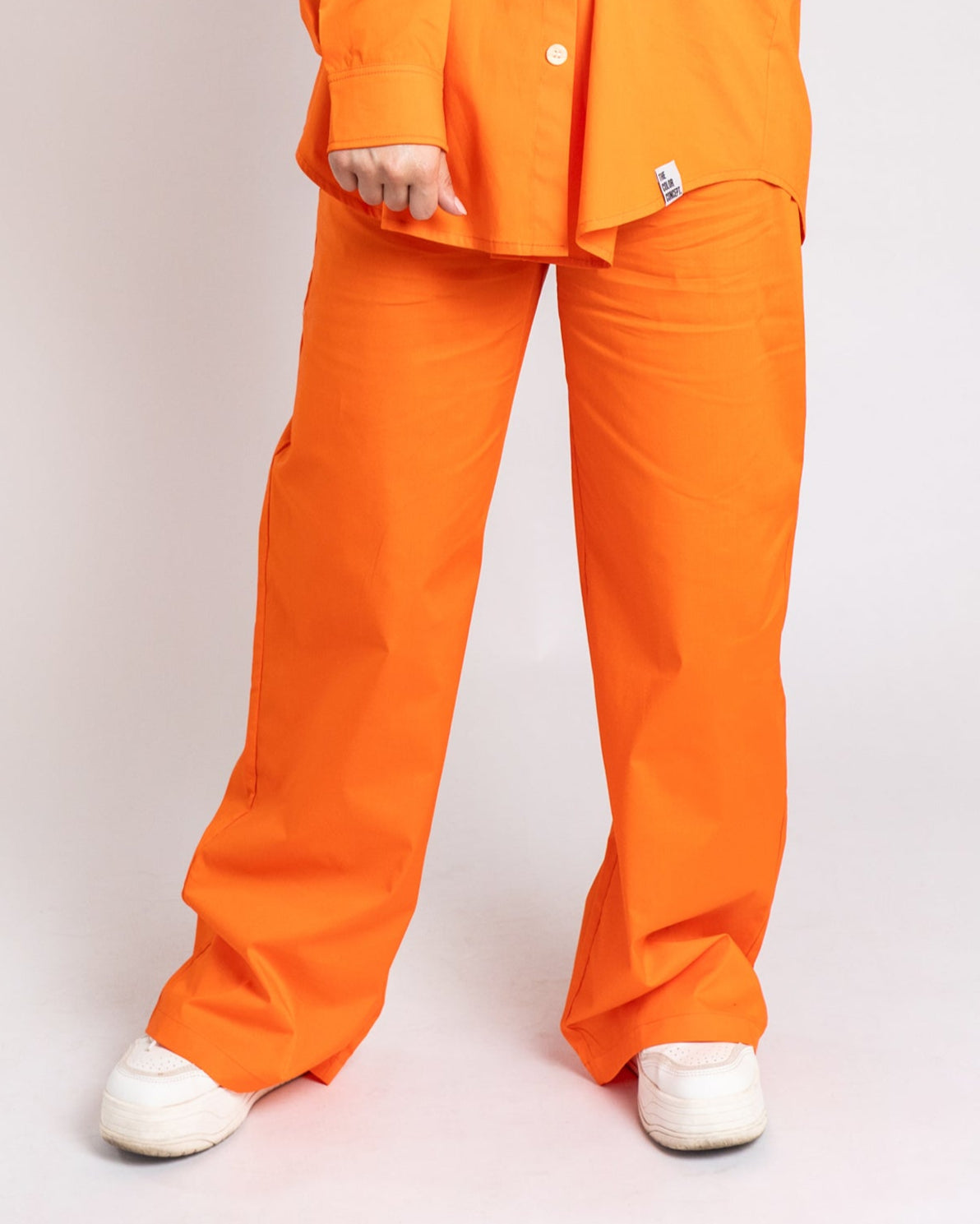 The Orange Flowy Pants