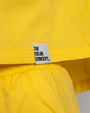 The Yellow Cropped Shirt