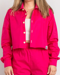 The Pink Cropped Shirt